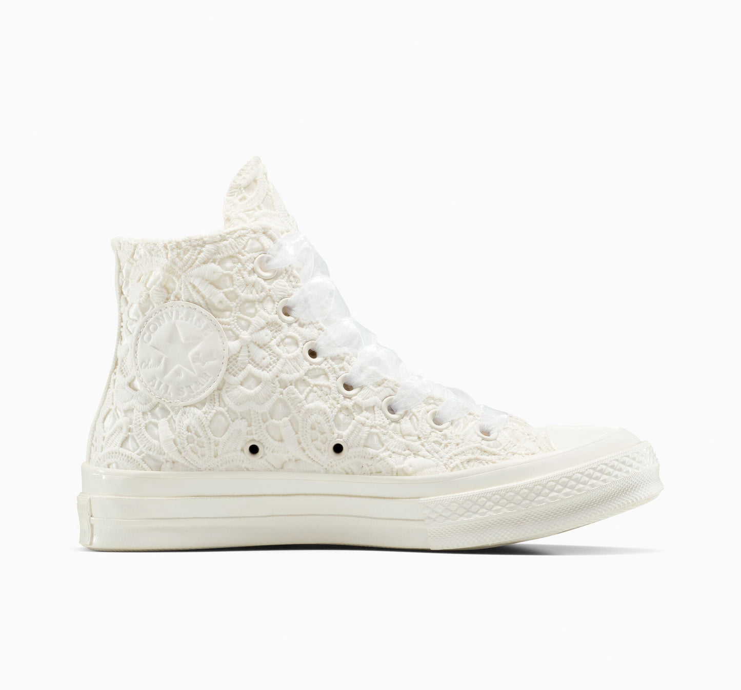Chuck 70 Crocheted Satin High Top