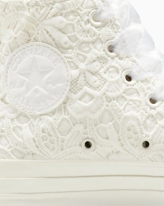 Chuck 70 Crocheted Satin High Top