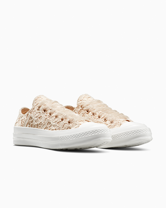 Chuck 70 Crocheted Satin Low Top