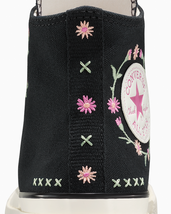 Chuck 70 Embroidered Flowers High Top